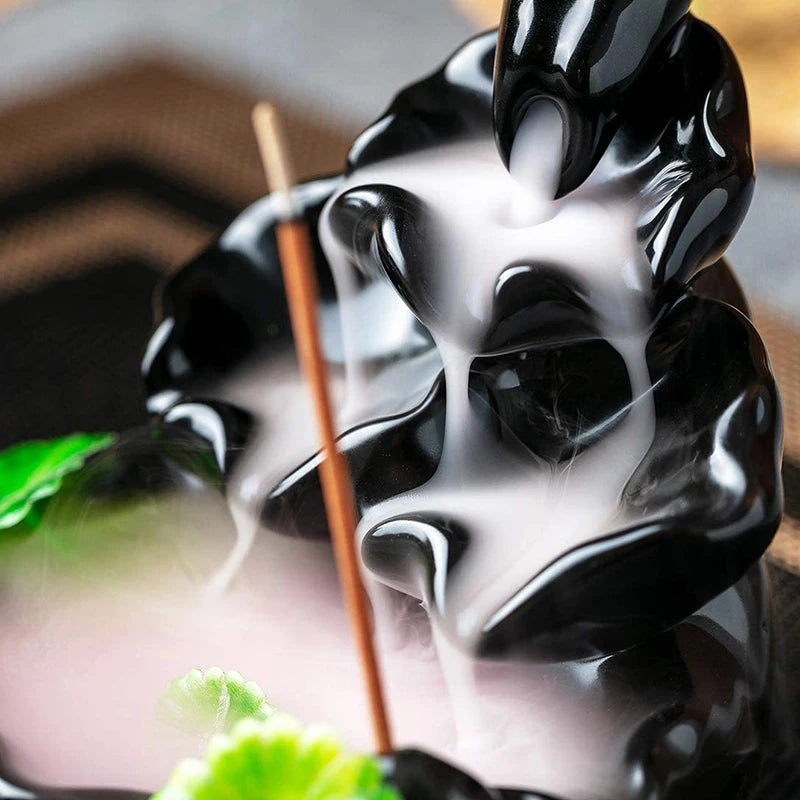 Waterfall Ceramic Incense Burner
