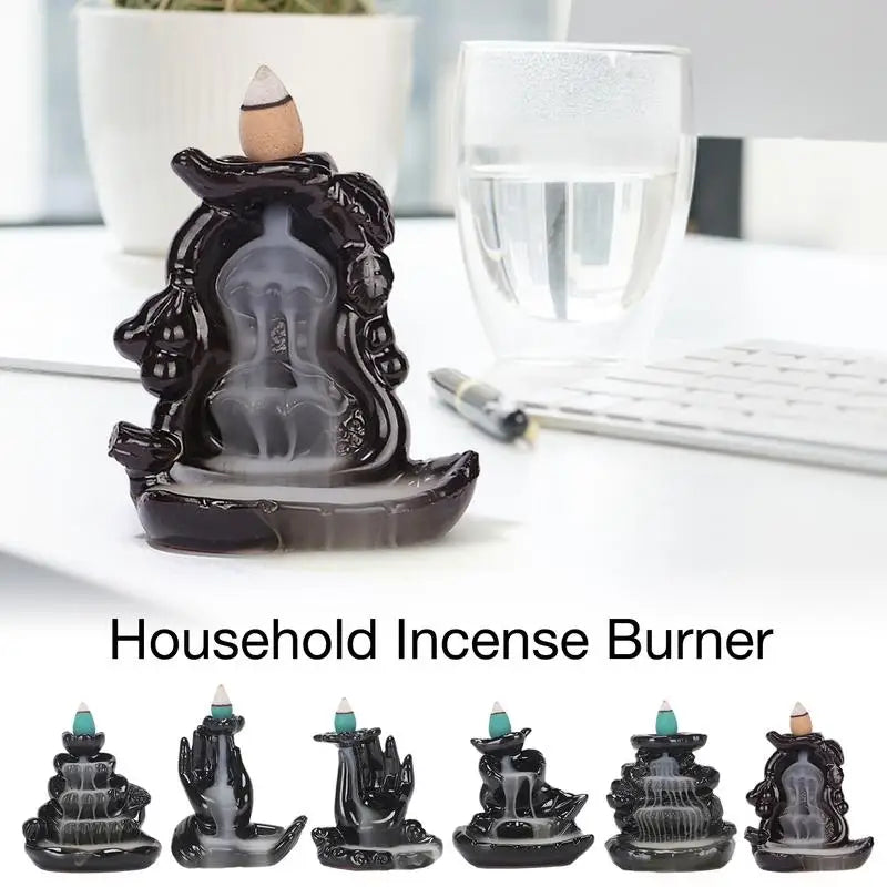 Waterfall Smoke Incense Tower Burner