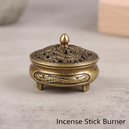 Small Dragon Phoenix Incense Burner