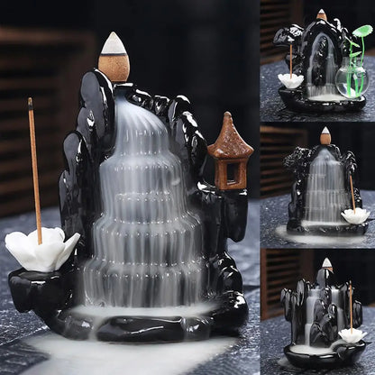 Waterfall Backflow Ornamental Incense Burner