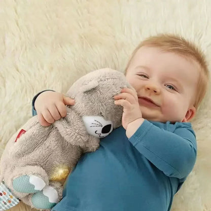 Breathing Bear Baby Plush Soothing Companion