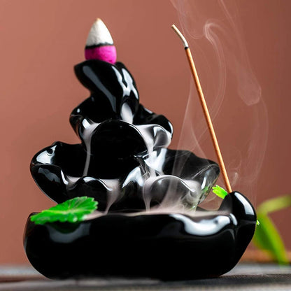 Waterfall  Ceramic Incense Burner