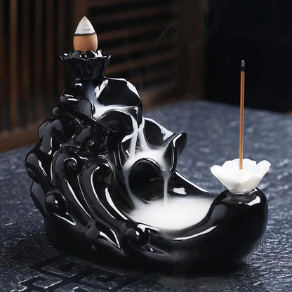 Waterfall Backflow Ornamental Incense Burner