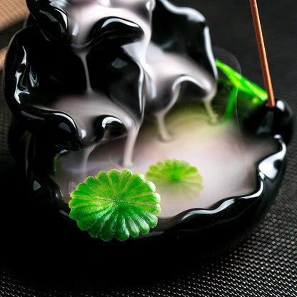 Waterfall  Ceramic Incense Burner