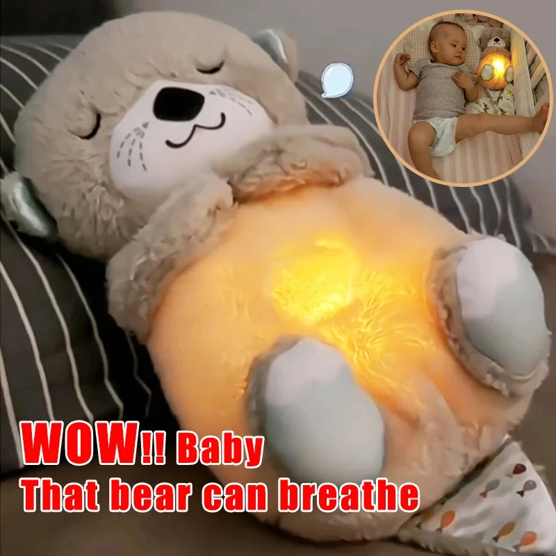 Breathing Bear Baby Plush Soothing Companion