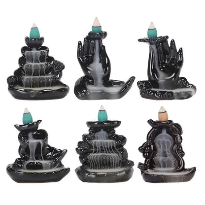 Waterfall Smoke Incense Tower Burner